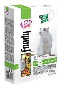 Корм для декоративних щурів Lolo Pets 500 г Корм для декоративних щурів Домашні тварини Лоло 500 г, фото 1