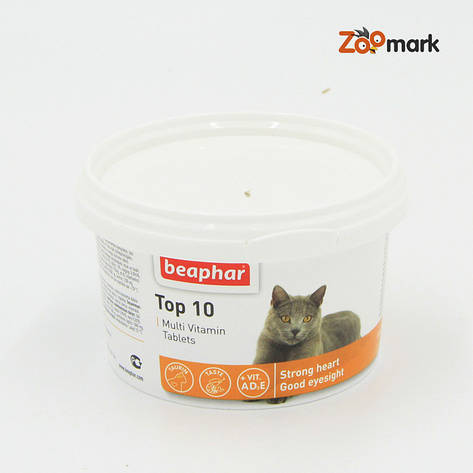 Top 10 For Cats-харчова добавка для кішок з таурином Top 10 For Cats-харчова добавка для кішок, з таурином,, фото 1