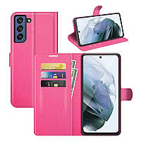 Чехол-книжка Litchie Wallet Samsung Galaxy S21 FE Rose US, код: 8112414