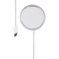 Беспроводное Зарядное Устройство MagSafe USB-C 15W NO LOGO Мят.упак. Цвет Белый m