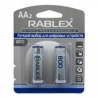 Аккумулятор RABLEX AA (HR6) 800 mAh Ni-MH 1.2V с защитой Original аккумуляторная батарейка батарея Польша!