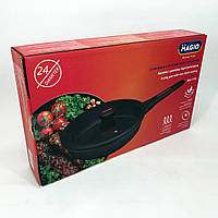 Сковорода якісна на плиту Magio MG-1170 24см / Сковорода для смаження / Сковорода NO-895 для дому