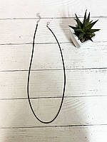 Шнурок для жетонов "вощенный", диаметр 1,5 мм, длина 60см черный Код/Артикул 168 Ж-031
