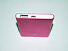 Power Bank Mi 24000 mAh Рожевий USB + Метал, фото 6