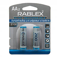 Аккумулятор RABLEX AA (HR6) 2100 mAh Ni-MH 1.2V с защитой Original аккумуляторная батарейка батарея Польша!