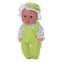 Кукла Пупс 9615-8 23см, ванночка 25 см (Зеленый) ar