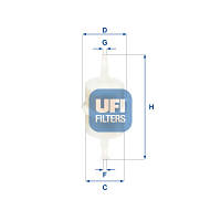 Новинка Фильтр топливный UFI 31.012.00 !