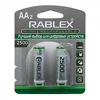 Аккумулятор RABLEX AA (HR6) 2500 mAh Ni-MH 1.2V с защитой Original аккумуляторная батарейка батарея Польша!