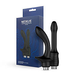 Набір анальних насадок для душу Nexus Beginner Shower Douche Duo Kit – Black, 2 шт., виготовлено у Великобританії