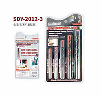 Набір свердел Horusdy Sdy-2012-3 по дереву 5 шт
