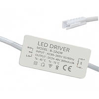 Блок живлення LED драйвер трансформатор 8-12x1Вт 0.3 А, AC85-265В DC24-46В, 2pin, 107039