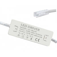 Блок живлення LED драйвер трансформатор 12-18x1Вт 0.3 А, AC85-265В DC36-65В, 2pin, 107040