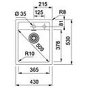 Кухонна мийка Franke Sirius SID 610-40 чорний (114.0497.988), фото 2