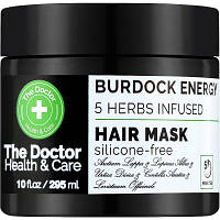 Новинка Маска для волос The Doctor Health & Care Burdock Energy 5 Herbs Infused Репейная сила 295 мл