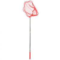 Дитячий сачок для метеликів "Квітка" MS 1287-2 ручка-телескоп 87 см (Червоний)