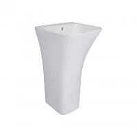 Раковина Qtap Crow 450x435x835 White з донним клапаном QT0511G315W