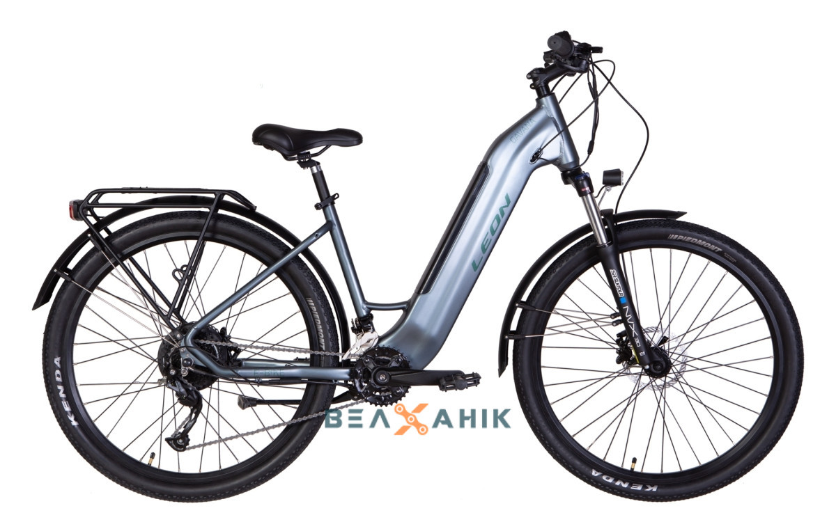 Електровелосипед 27,5" LEON GAVANA 500Вт 48В 12,8 Аг (рама 17") темно-сірий мат