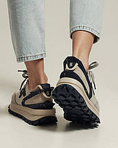 Кросівки жіночі Lifexpert 923111 36 бежево-сині нубук текстиль, фото 5