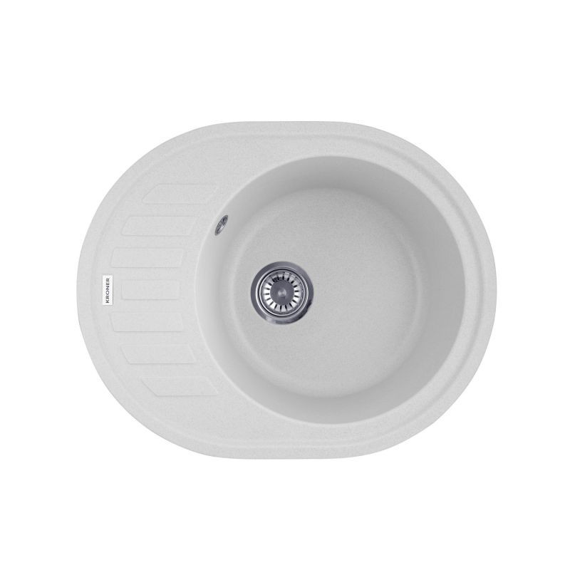 Кухонна мийка Kroner KRP Komposit GRA-6250, фото 1