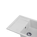 Кухонна мийка Kroner KRP Komposit GRA-6550, фото 2