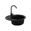 Кухонна мийка Kroner KRP Komposit SCH-6250, фото 2