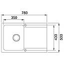 Кухонна мийка Franke OID 611-78 бежевий (143.0671.749), фото 2
