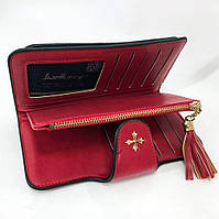 Клатч портмоне кошелек Baellerry N2341, Женский эксклюзивный кошелек, Небольшой кошелек. UD-309 Цвет: красный