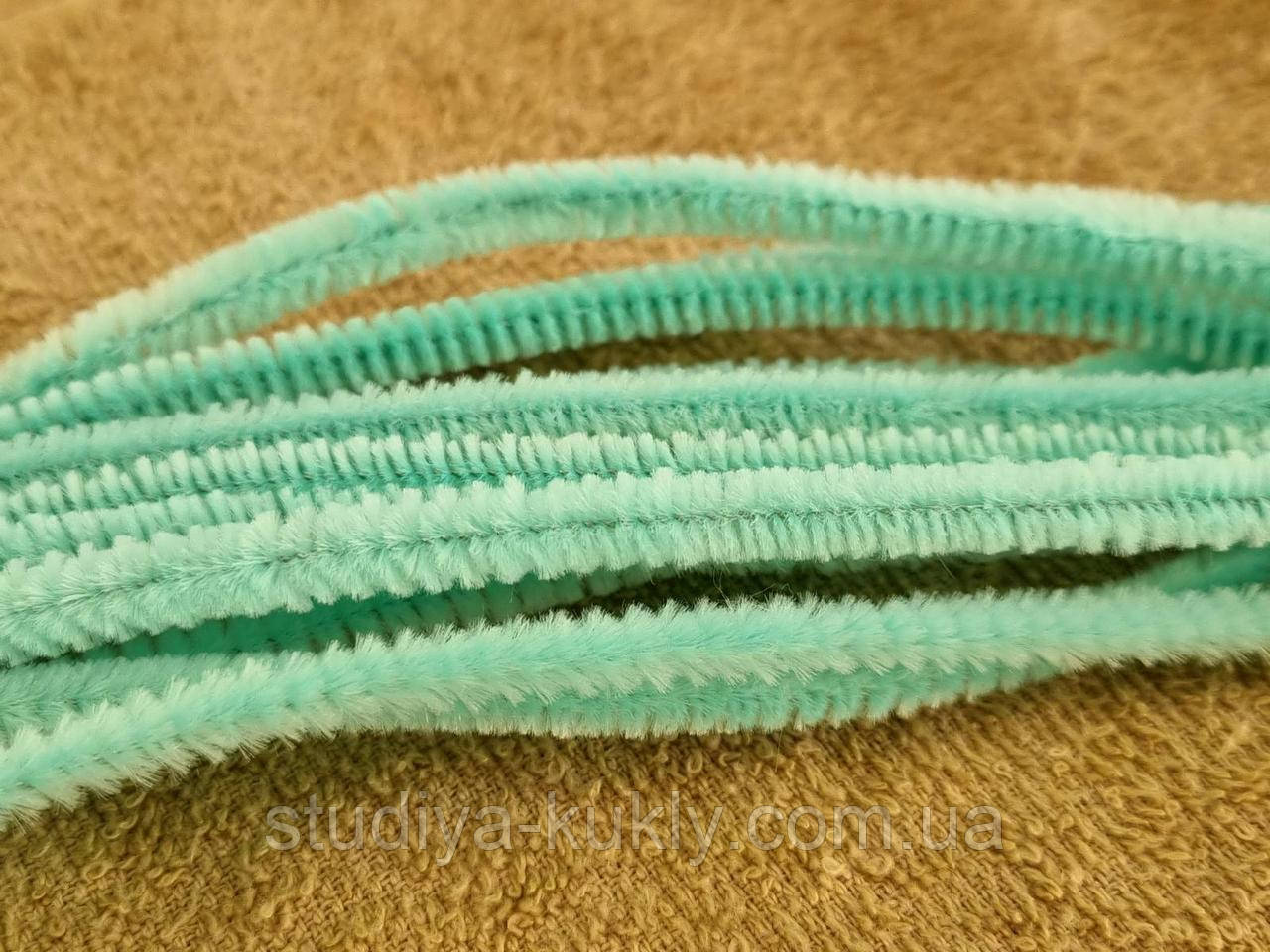 Синельний (волохатий) дріт. М'ятний., фото 1