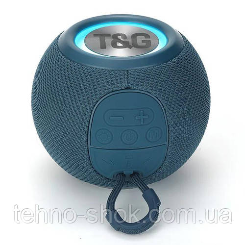 Bluetooth-колонка TG337 з RGB ПІДСВІТКОМ, speakerphone, радіо