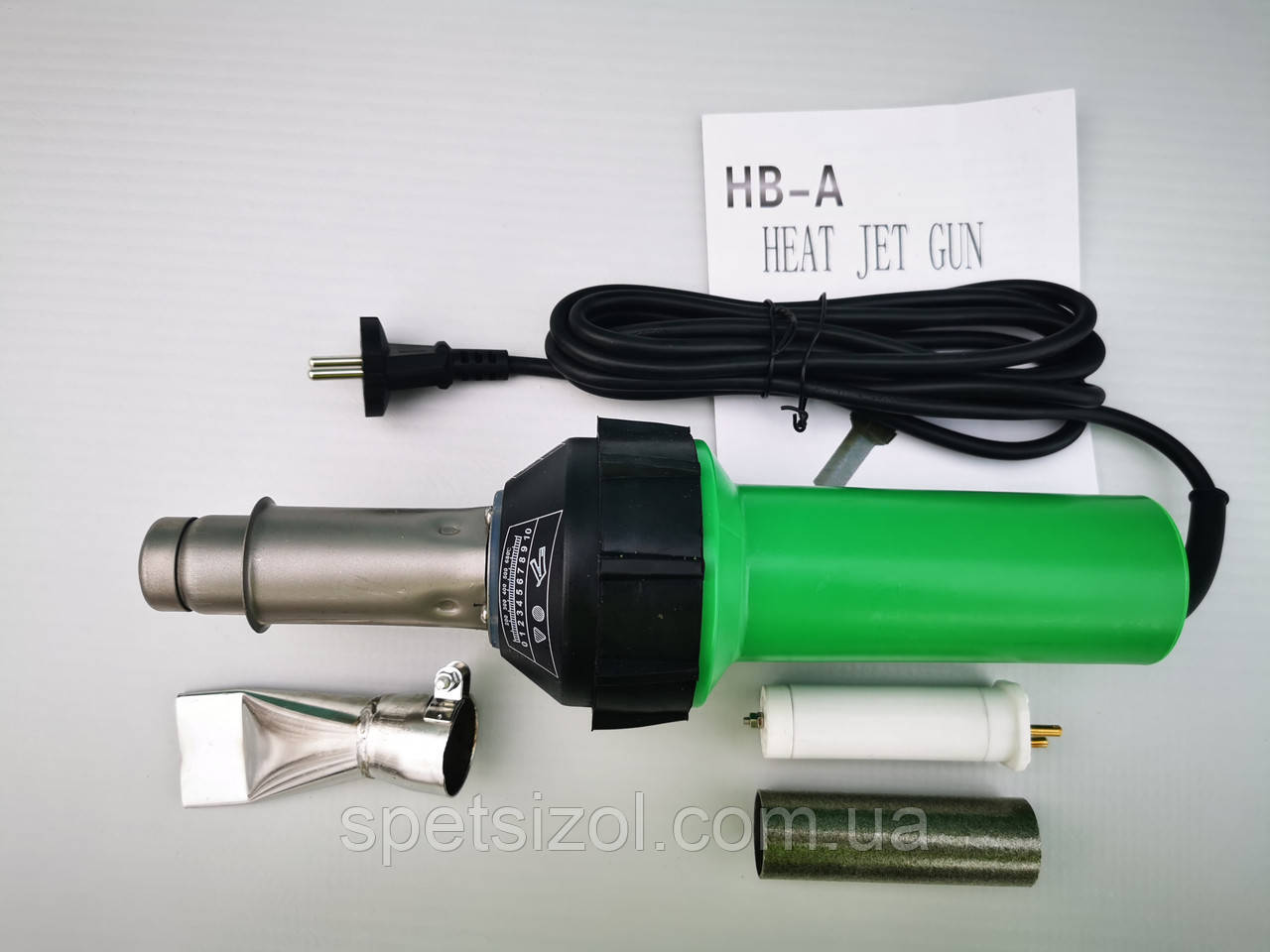 Фен зварювальний HB-A 1600 w для зварювання пластику, лайнера, ПВХ, ТПО мембрани