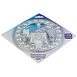 Ремкомплект на магніті для світильника 12вт 220в 5000К 1350Lm 156мм, круг, фото 3