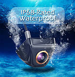 Камера заднього виду врізна прихована відеокамера для автомобіля камера заднього ходу, фото 9