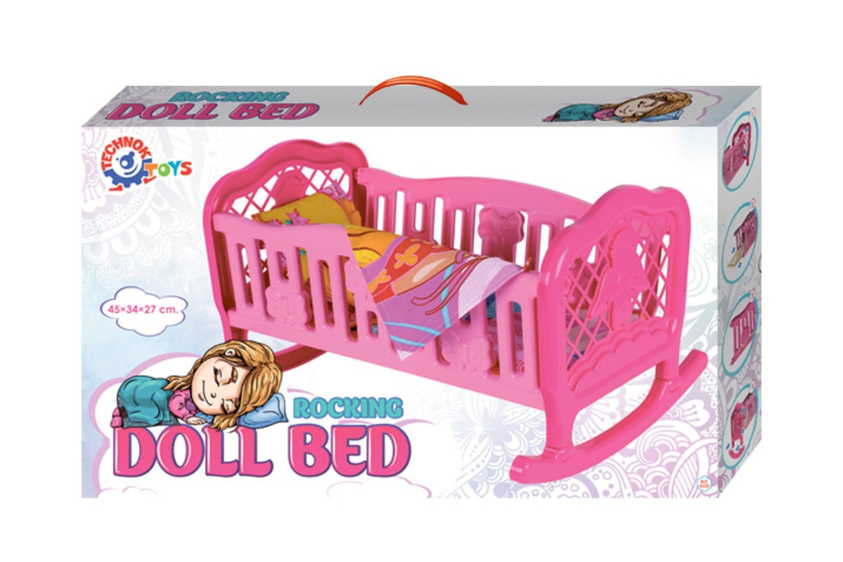 КРОЙТЕ для ляльок 4524 (4) "Technok Toys" пластиковий набір постільна білизна, фото 1