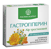 Гастрогиперин 60таб, способствует нейтрализации повышенного уровня соляной кислоты в желудке «Рослина Карпат»