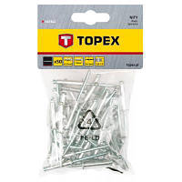 Заклепки Topex алюминиевые, 50 шт., 3.2x10 мм (43E302) and