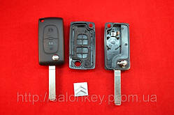 Ключ Citroen c3, c4, berlingo викидний Корпус 2 кнопки
