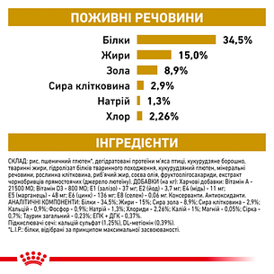 Royal Canin Urinary (Роял Канін Урінарі) для кішок старше 6 місяців, при лікуванні сечокамяної хвороби 0,4 кг, фото 3