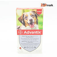 Адвантикс (Advantix) капли от блох и клещей для собак 10 - 25кг