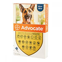 Advocate (Адвокат) капли от блох и клещей для собак 25 - 40кг