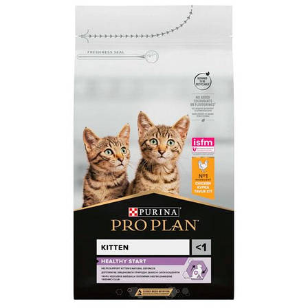PRO PLAN Original Kitten сухий корм для кошенят із куркою 10 кг, фото 1