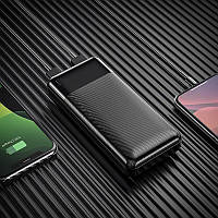 Повербанк Power Bank Hoco J72A 20000 mAh 2USB внешний аккумулятор Черный павербанк pSh