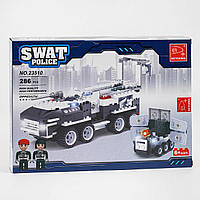 Детский конструктор полицейская машина спецназа SWAT, 286 деталей ,конструктор полицейская техника на детей