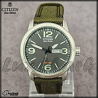 Часы мужские Citizen Eco-Drive BM8470-11E Military Green 42мм