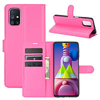 Чехол-книжка Litchie Wallet Samsung Galaxy M51 Rose TE, код: 8111265