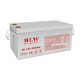 Акумулятор BATTERY 12 V 200 A BLW герметична гелева батарея