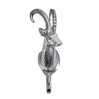 Вішалка для гардероба з алюмінію в сріблястому кольорі "Антилопа" H. B. Kollektion