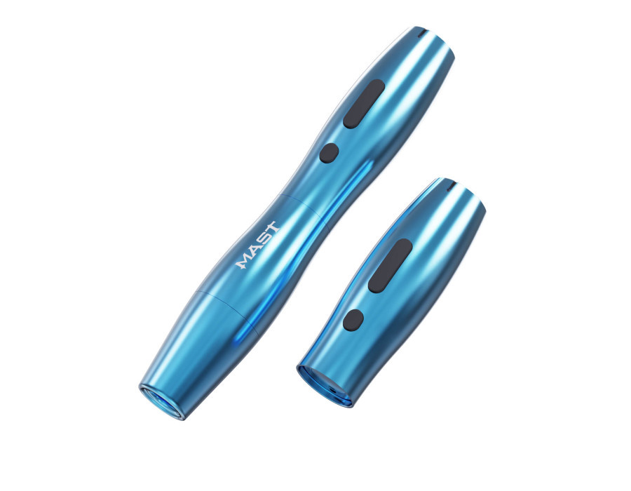 Тату машинка Dragonhawk MAST P20 WQP-021 бездротова з додатковим акумулятором (Blue)