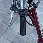 Електровелосипед VOLTO Huachi 26" 500W 19Ah Бордовий з кошиком та багажником, фото 4
