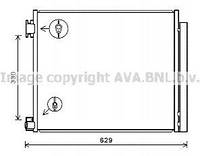 Радиатор кондиционера Nissan Qashqai X-trail 14> , Renault Kadjar 15> Koleos 16> AVA (AVA COOLING) (DN5422D)