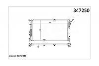 Радиатор охлаждения Opel VIVaro, Renault Trafic II (KALE OTO RADYATOR) (347250)
